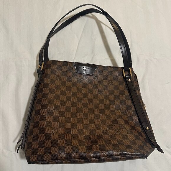 LV Cabas Rivington Damier Ebene Tote Bag - Picture 1 of 12